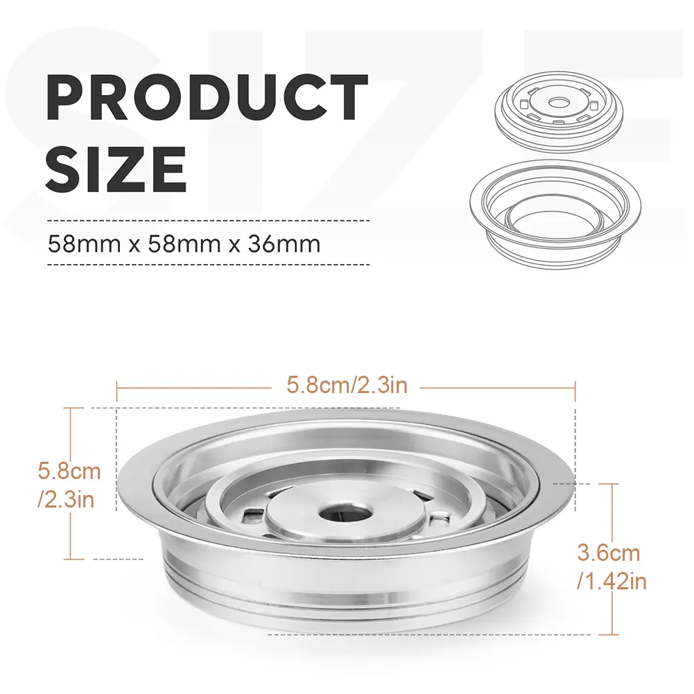 Coffee Pods Adapter Converter Stainless Steel Coffee Pod Converter DIY Your Coffee Flavor Coffee Pod Adapter for Coffee Making