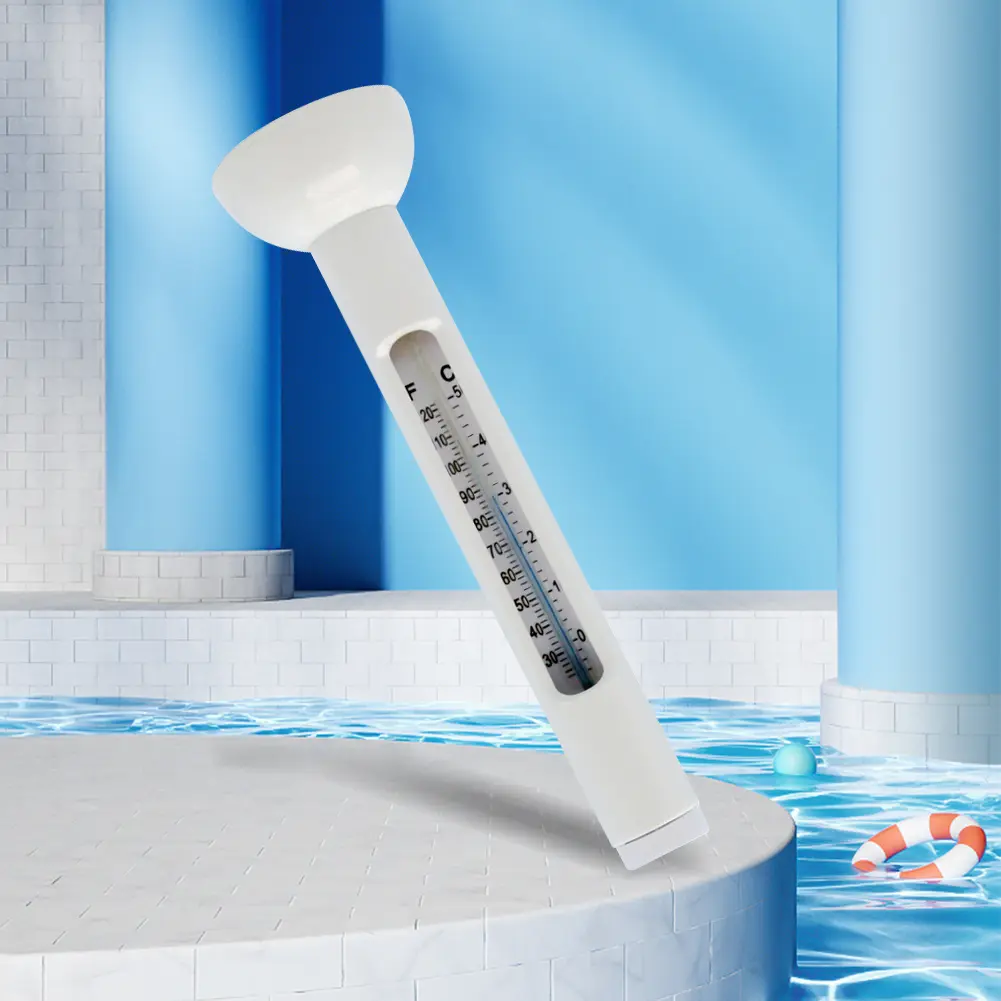 Floating Thermometer Waterproof Swimming Pool Thermometer Pool Temperature Monitor for Ice Bath Tub Fishbowl Pond Hot Tub