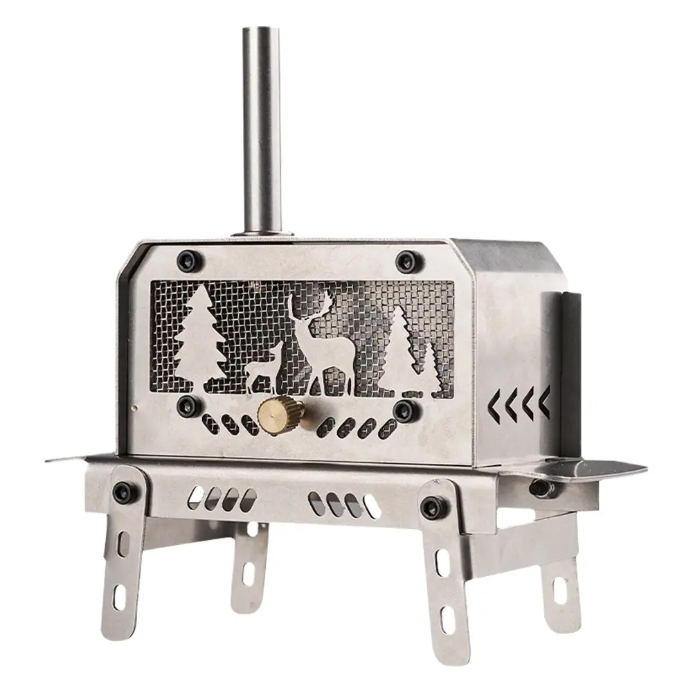 Mini Firewood Stove Outdoor Camping Incense Burner Folding Aromatherapy Stove Portable Home Desktop Mosquito Incense Burner