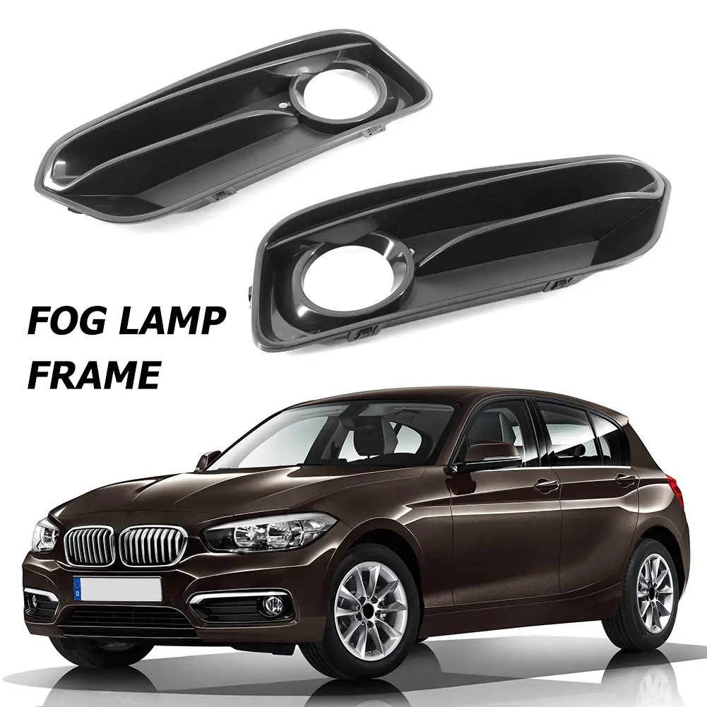 Left Right Fog Light Grill Replacement Car Front Fog Light Cover Spare Parts Auto Accessories for BMW 1 Series F20/F21 2015-2018