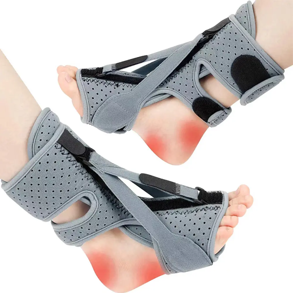 Foot Drop Orthotic Brace Pain Relief Elastic Night Splint with Arch Support for Plantar Fasciitis/Heel/Ankle/Arch Foot Pain