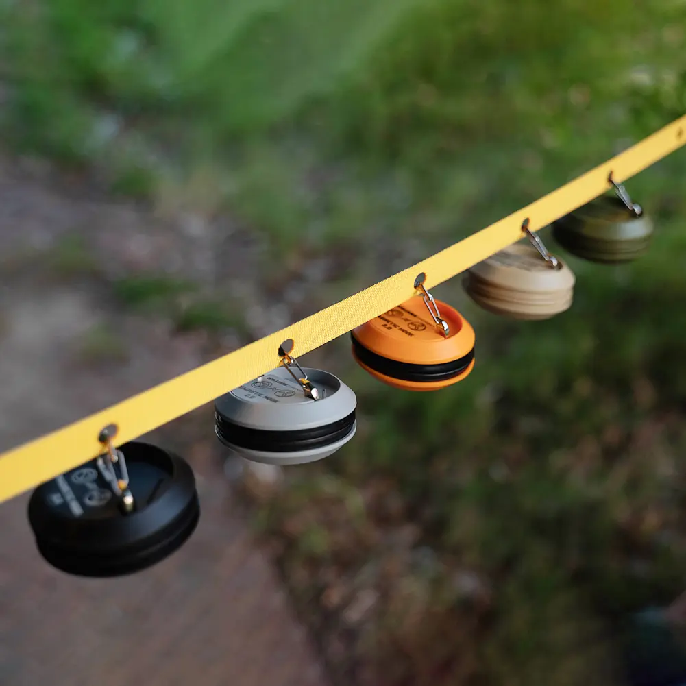 Magnetic Camping Hanging Hook Multifunctional Tent Light Hook Snap Clip Lock Buckle for Outdoor Camping Canopy