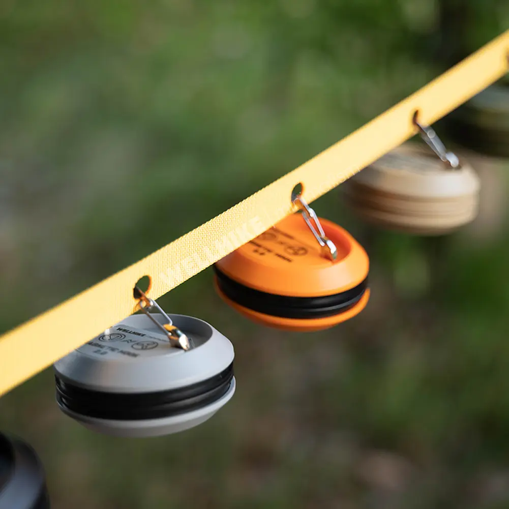 Magnetic Camping Hanging Hook Multifunctional Tent Light Hook Snap Clip Lock Buckle for Outdoor Camping Canopy