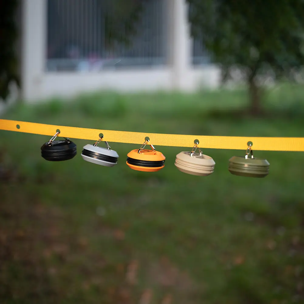 Magnetic Camping Hanging Hook Multifunctional Tent Light Hook Snap Clip Lock Buckle for Outdoor Camping Canopy