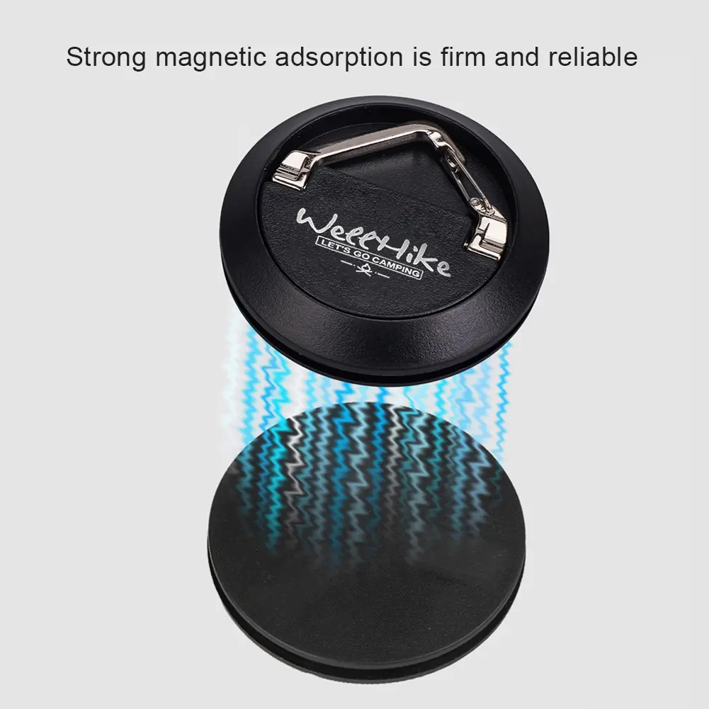 Magnetic Camping Hanging Hook Multifunctional Tent Light Hook Snap Clip Lock Buckle for Outdoor Camping Canopy