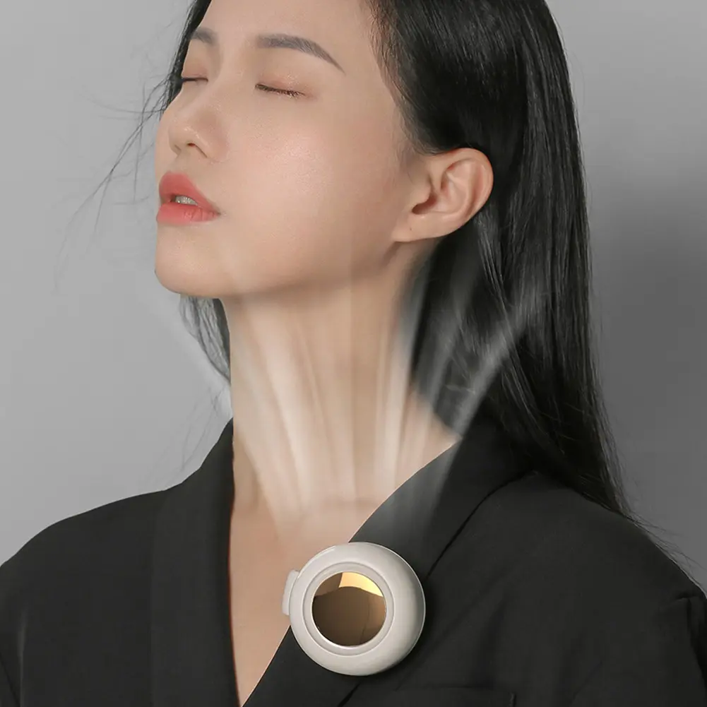 Mini Waist Fan with 3 Speeds Shirt Fan Rechargeable Battery Personal Body Fan for Outdoor Work Hiking Travel