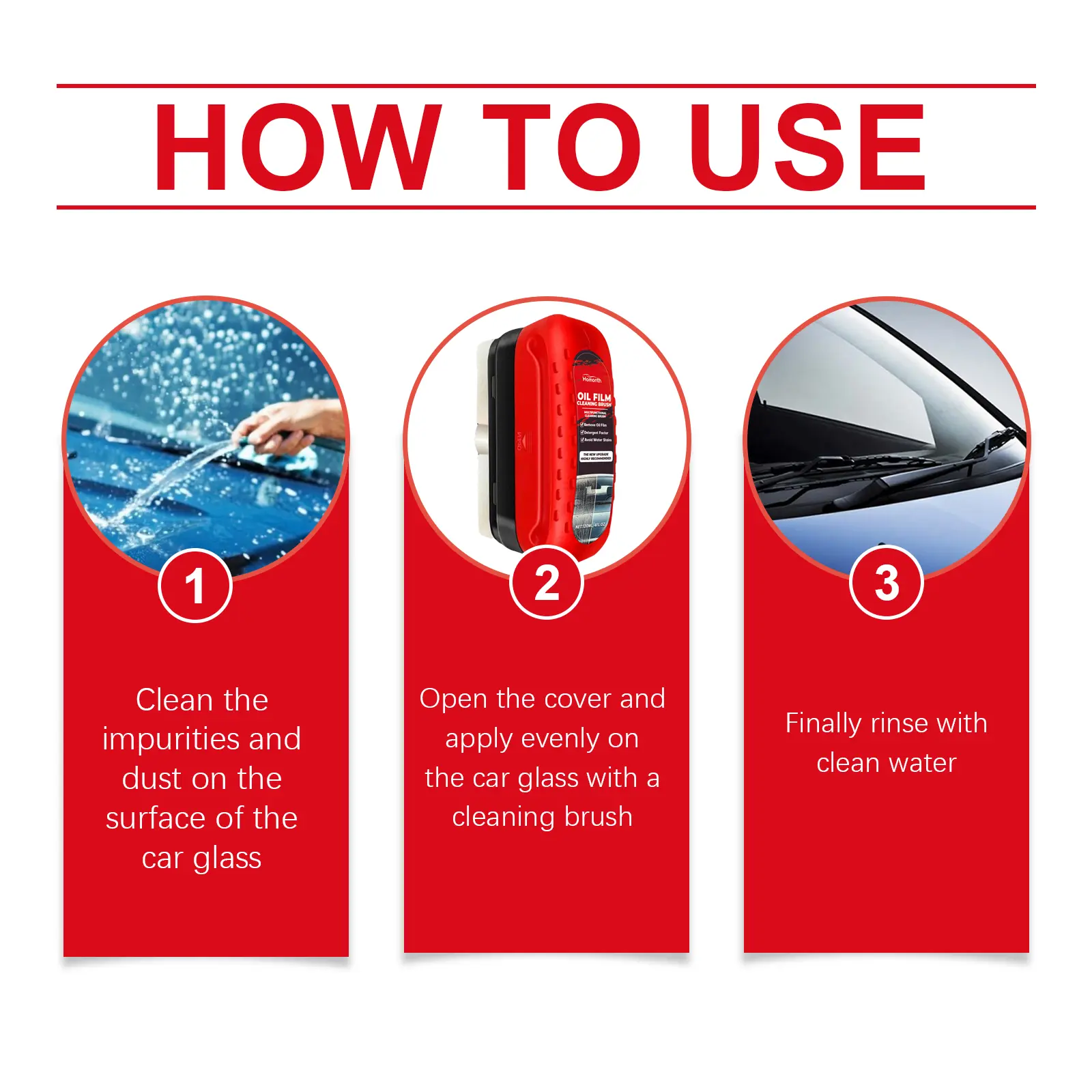 HOMONTH Oil Film Cleaning Brush