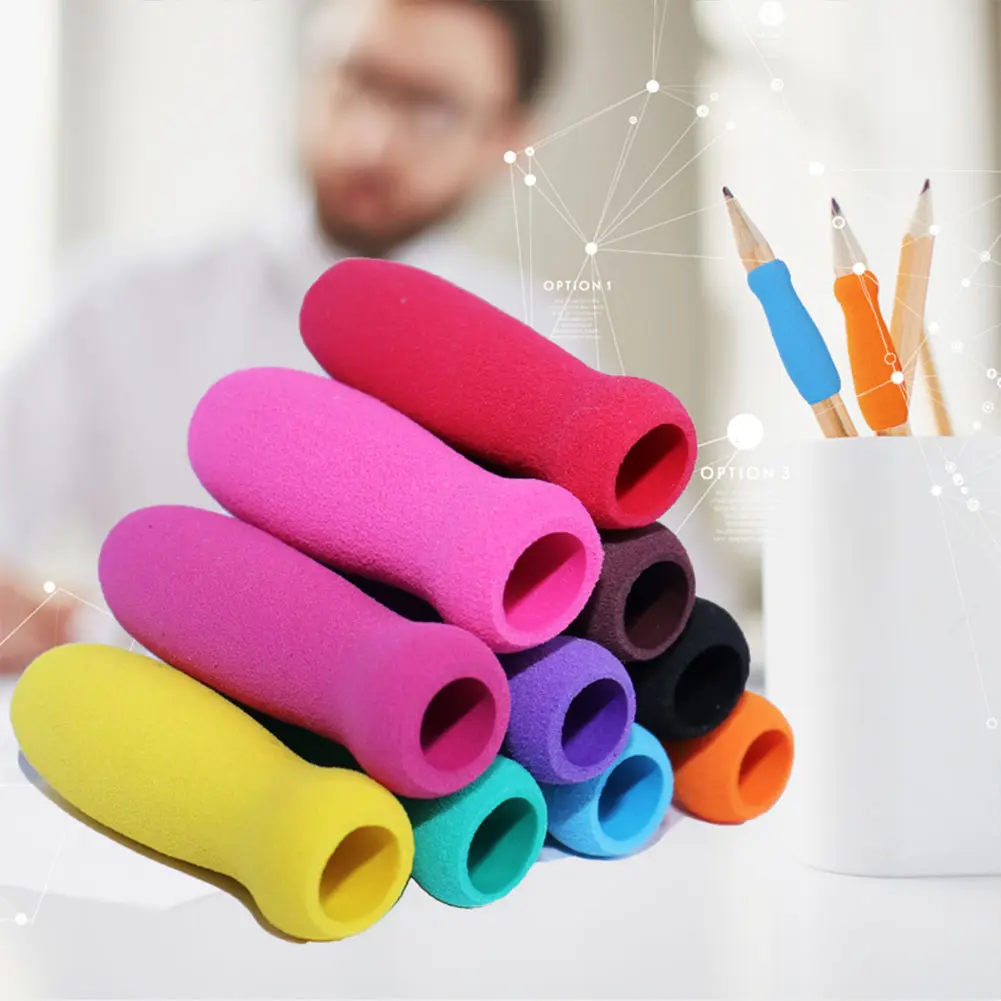 5/10pcs Diamond Painting Anti-slip Vase Sponge Pen Sleeve Set Cover Drill Pen Grip Pen Sleeve Set Painting Kits Tool Accessories