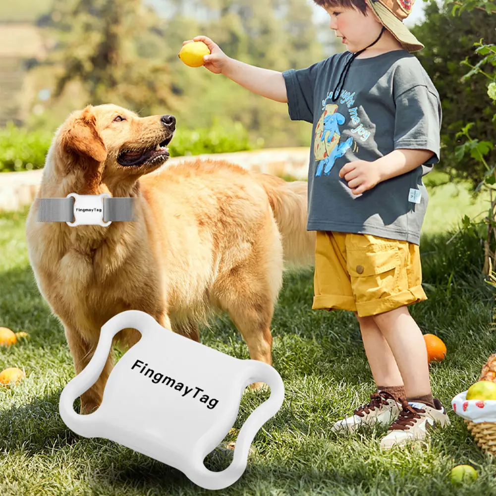 Pet Anti-Lost GPS Tracker Bluetooth-compatible GPS Tracking Device Pet Tracker for Dogs Cats Kids Pets Keychain Wallet Luggage
