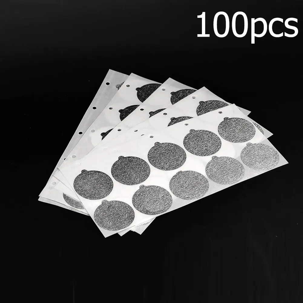 100Pcs Coffee Capsule Film Disposable Aluminum Foil Lids Seals Stickers Reusable Coffee Capsule Covers for Filling Empty Capsule