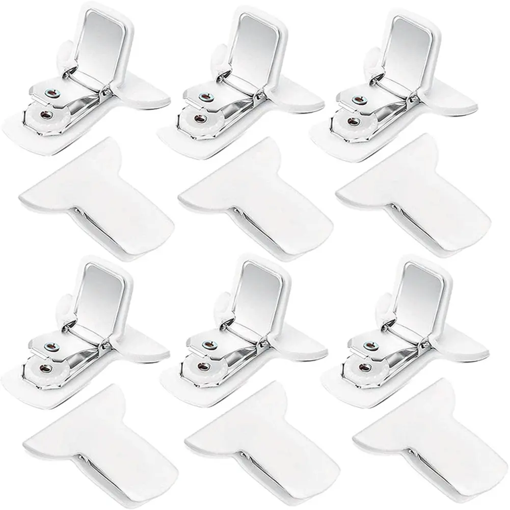 6/12Pcs Duvet Clips Sweet Sleeping White Padded Clips Double Sided Fasteners Prevents Comforters From Moving Inside Duvet Cover