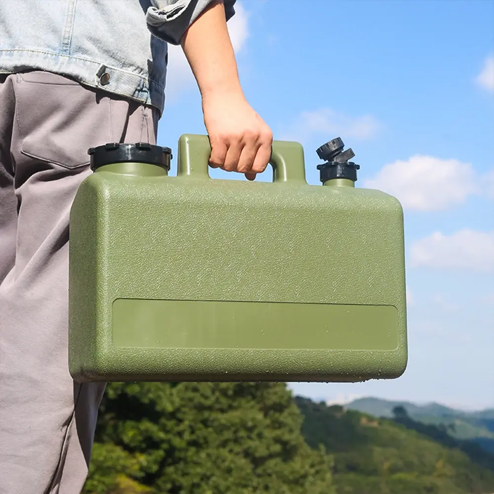 20L Camping Drinking Water Bucket Portable Water Tank with Faucet Large Capacity Water Dispenser Carrier Storage for Car Camping
