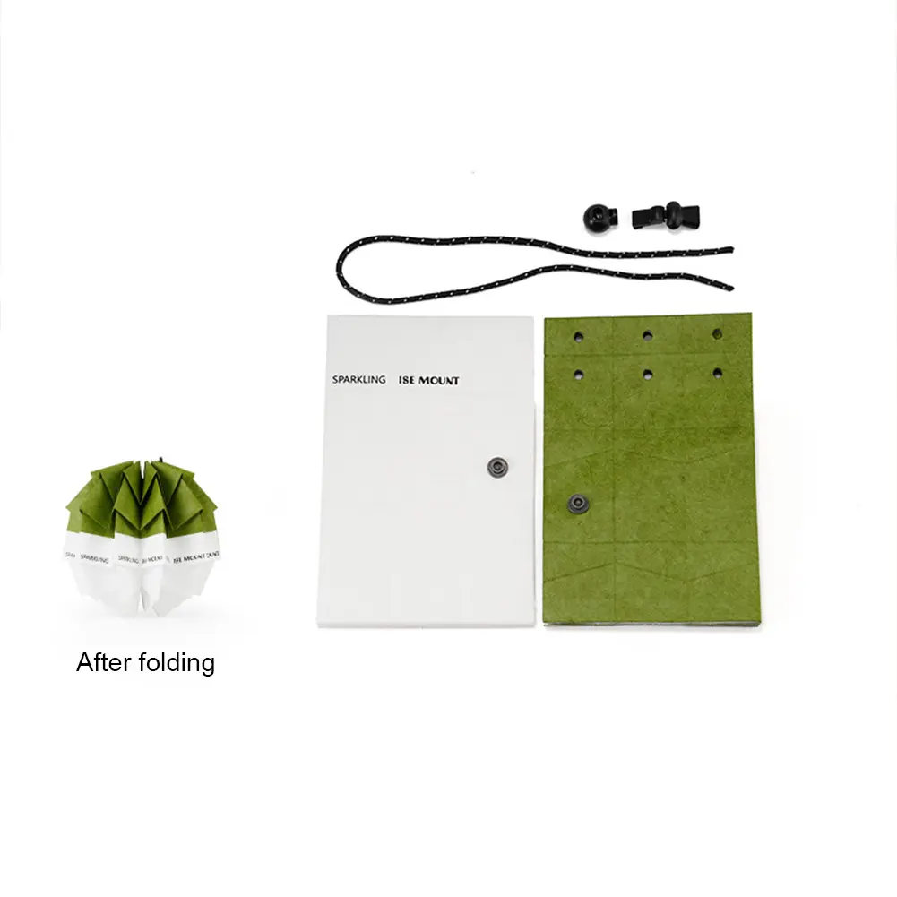 5-1Pcs Outdoor Camping Paper Lamp Shade with Adjustable Rope Snap Atmosphere Lampshade Hanging Lantern Cover for Tent Picnic