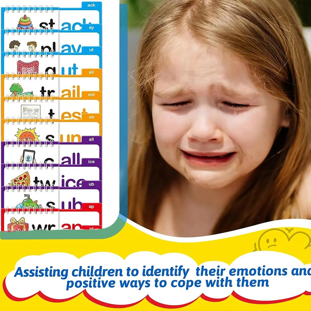 Word Families ABC Vocabulary Flash Cards Kindergarten Sight Word Flash Cards Learn To Read Phonics Flash Cards Reading Games