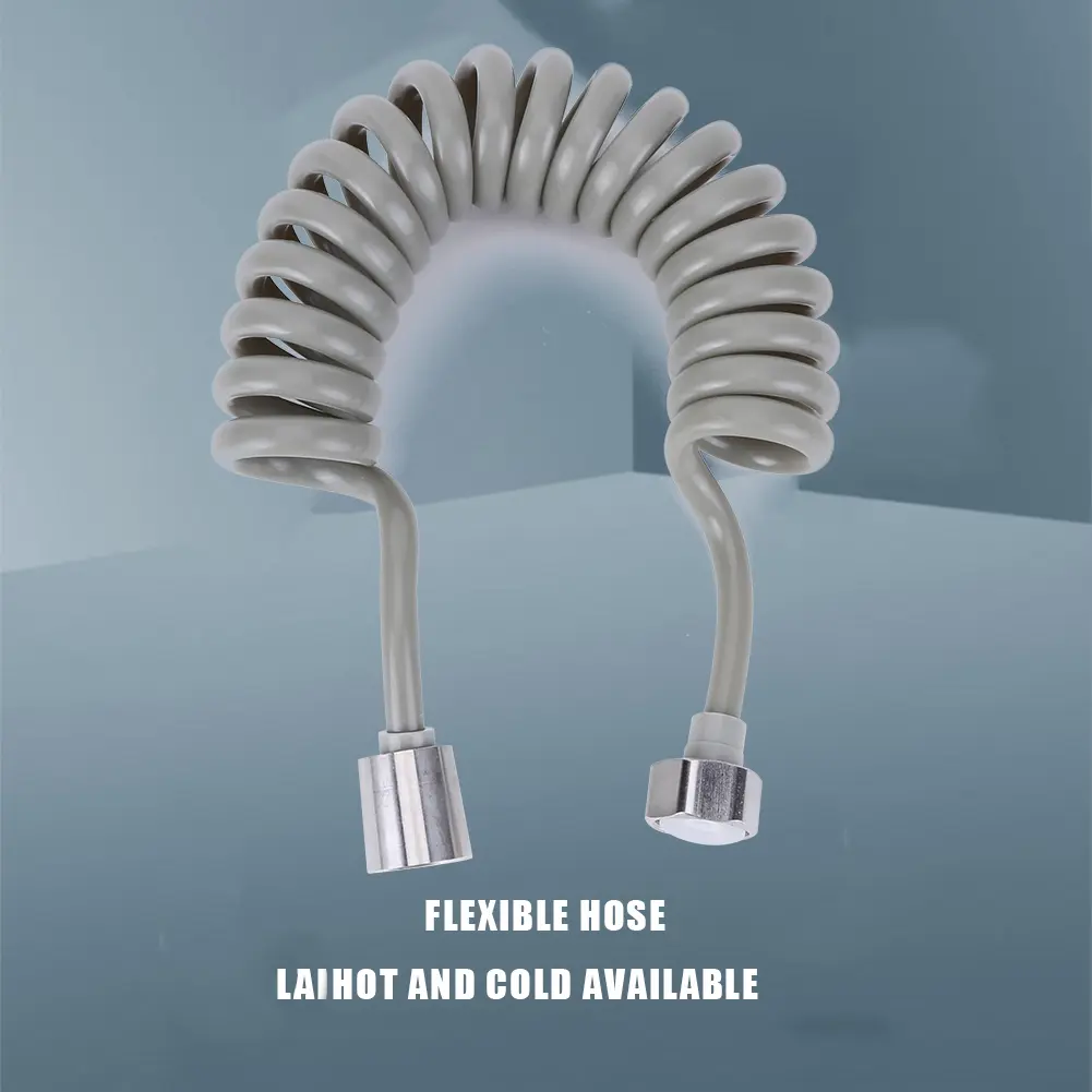 2/3/4 Meters Telephone Line Shower Hose Spring Shower Hose Flexible Anti-wrap Water Hose for Bathroom Water Toilet Bidet Sprayer