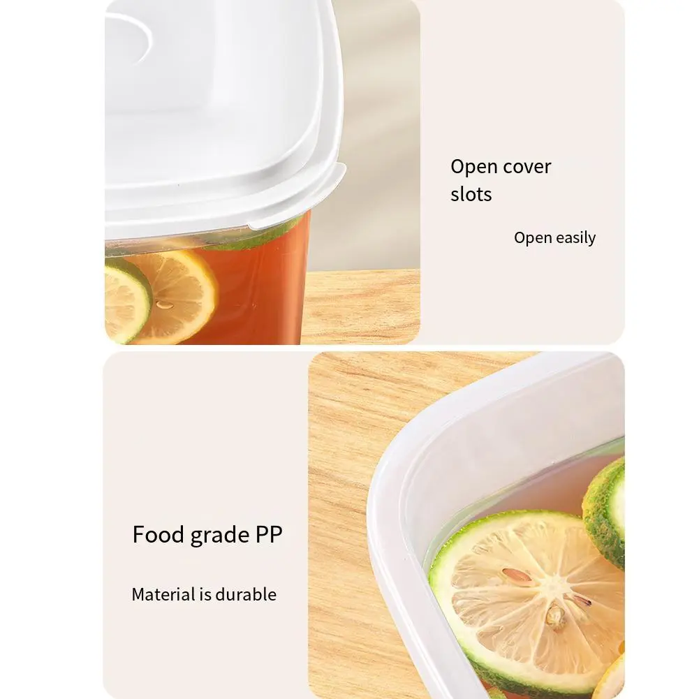 3.5/5L Beverage Liquid Drink Container with Spigot Refrigerator Iced Juice Lemonade Dispenser with Lid for Parties and Daily Use