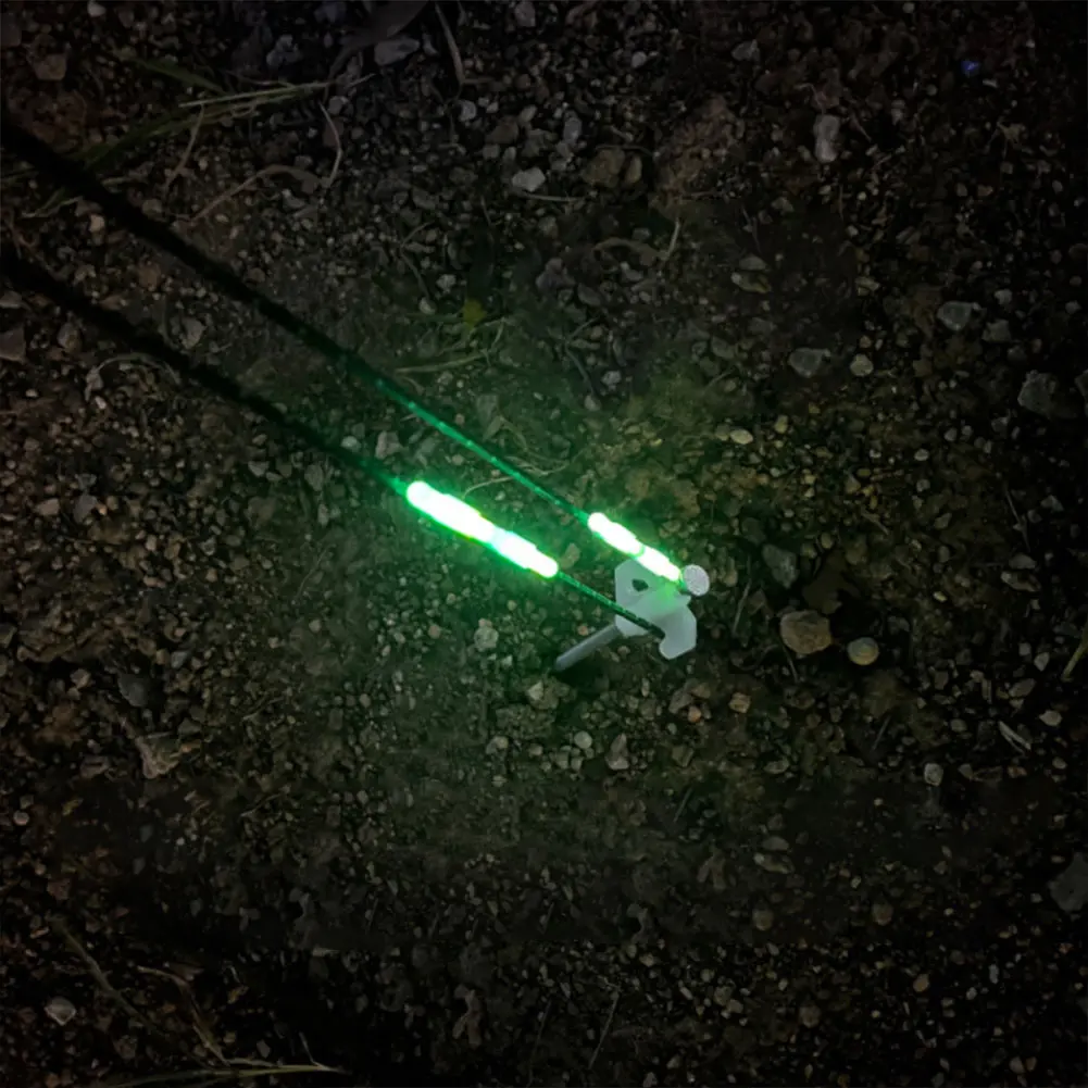 Wind Rope Buckle Light Tent Atmosphere Light Tent String Lamp Wind Rope Decoration Light for Outdoor Camping Picnic