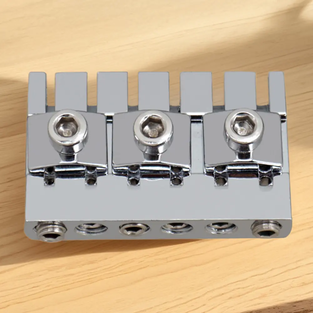 42mm 6-String Headless Electric Guitar Locking Nuts W/2 Wrench 2 Screw String Lock Nuts Musical Instrument Accessory