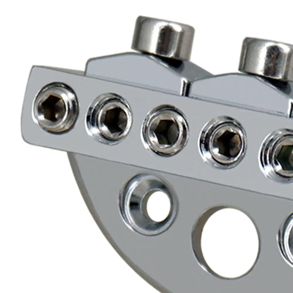 42mm 6-String Headless Electric Guitar Locking Nuts W/2 Wrench 2 Screw String Lock Nuts Musical Instrument Accessory