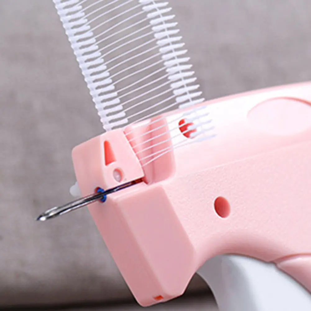 Portable Quick Clothing Fixer Garment Sewing Tool Handheld Clothing Sewing Machine Mini Stitch Hemming Gun for Clothes Repair