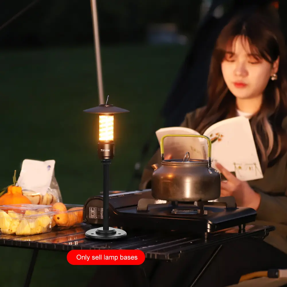 Stable Camping Light Stand Multifunctional Outdoor Lantern Support Holder Camping Accessories for   Goal Zero