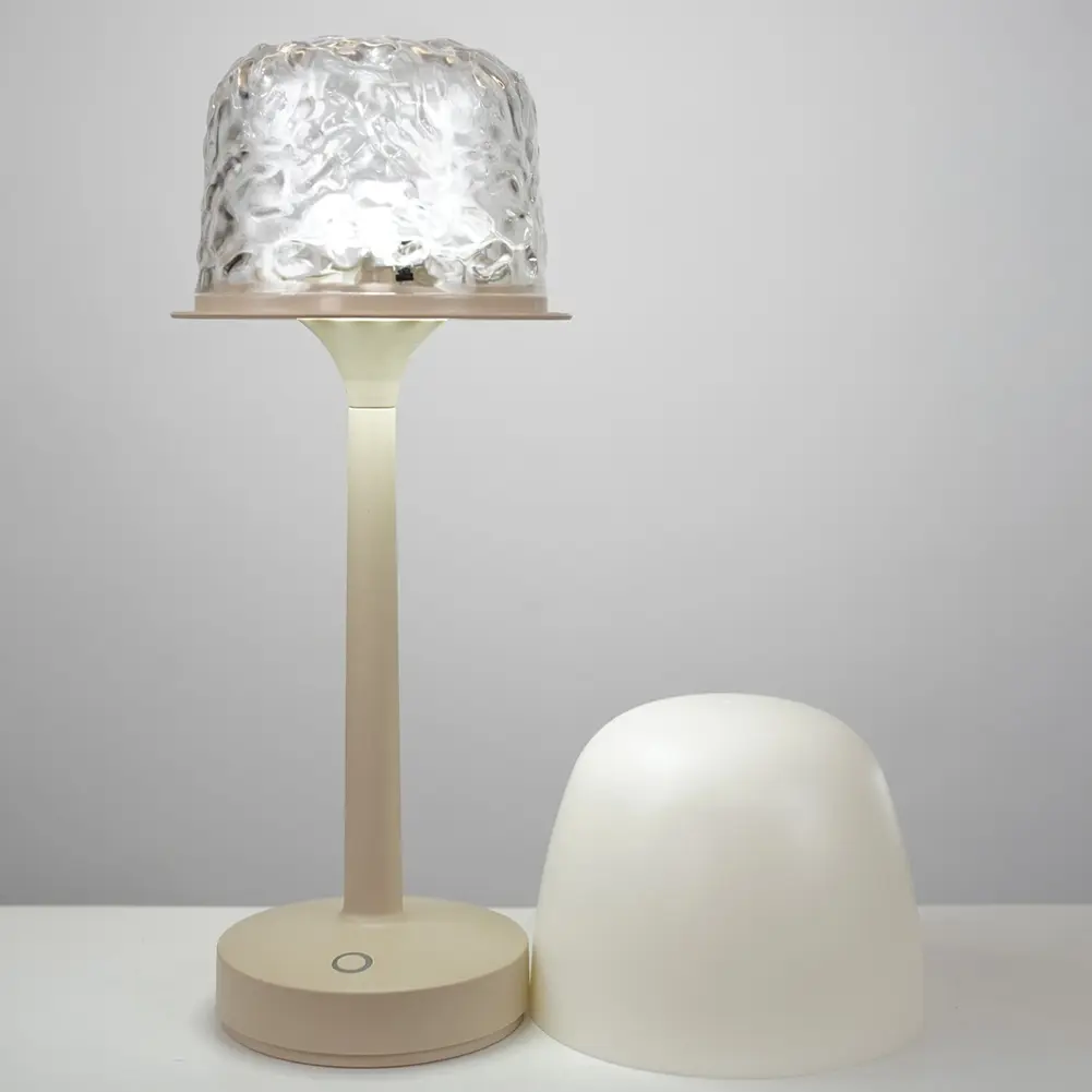 Night Light 3/16 Colors Table Lamp Rechargeable Atmosphere Desk Lamp Ocean Wave Projector Lamp for Bedroom Ambient Lighting