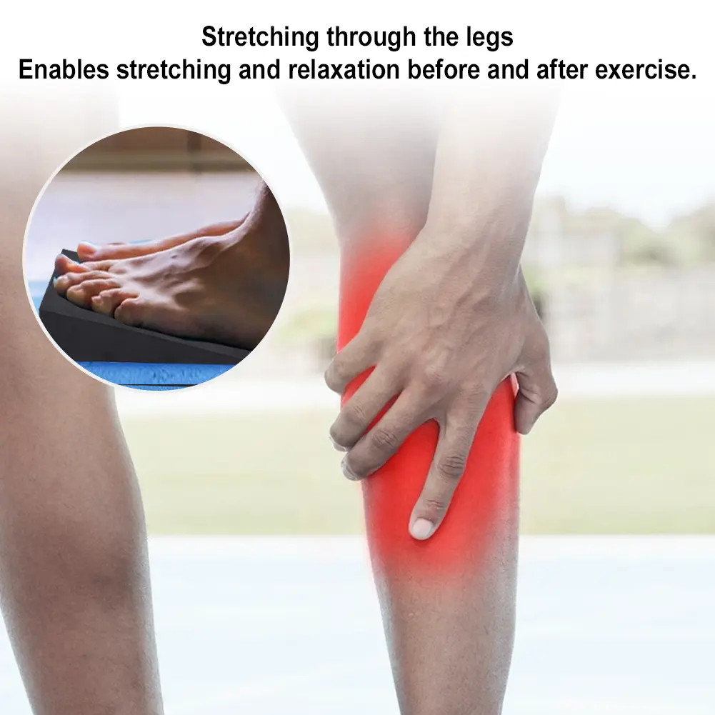 Yoga Wedge Blocks Squat Wedge Block Multi-Functional Yoga Stretch Slant Board Calf Stretcher for Sports Fitness