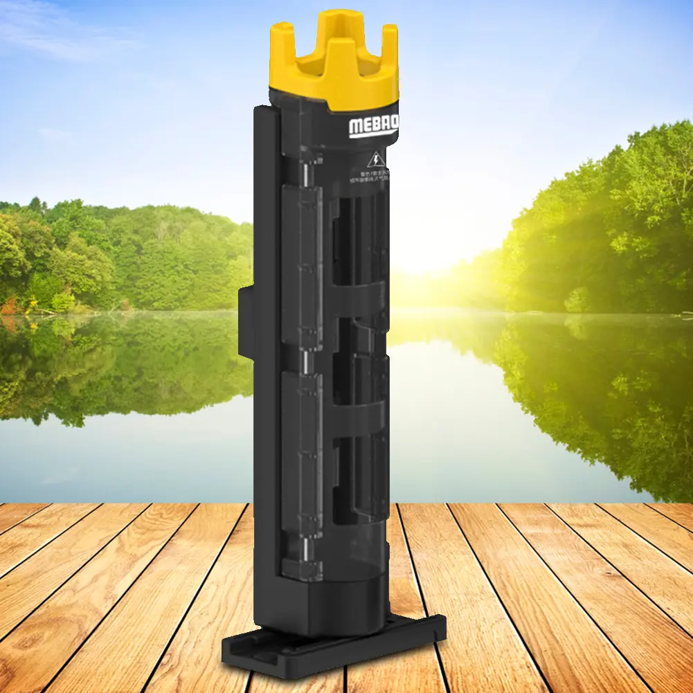 Fishing Rod Holder Stand Adjustable Fishing Rod Holder Portable Fishing Rod Display Bracket Movable Base Fishing Accessories