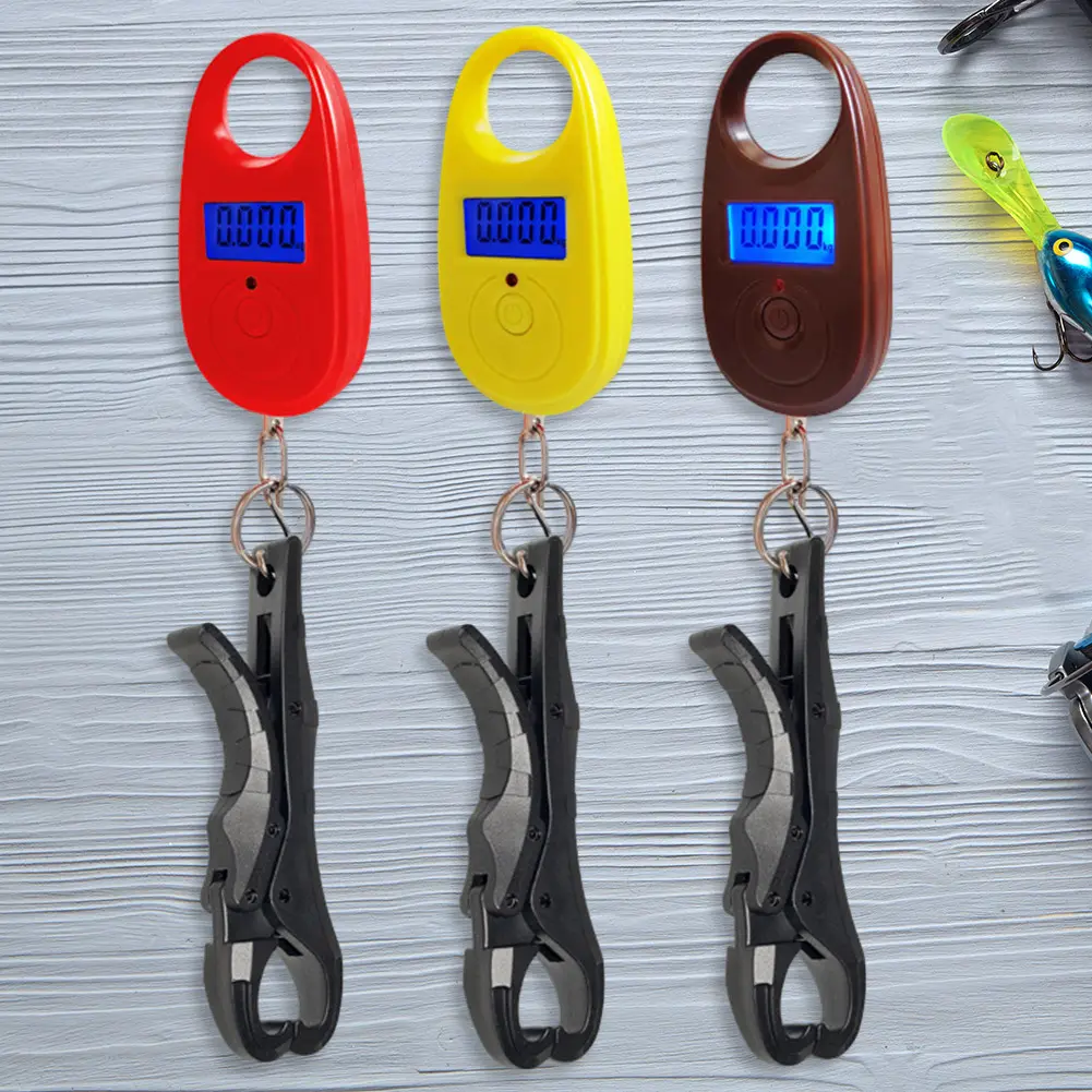 Mini Digital Scale 3 Weighing Modes Electronic Scale 40kg Load Capacity Luggage Scales with Fish Control Forceps for Outdoor