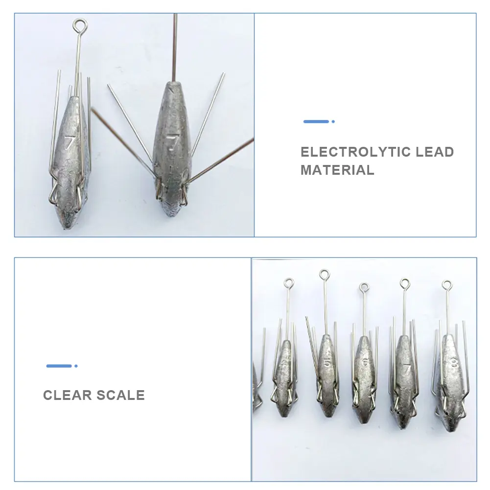 1/2/4PCS Sputnik Sinker Surf Fishing Tool Long Tail Saltwater Surf Casting Sinkers Catfish Beach Spider Weights Bass FishingTack