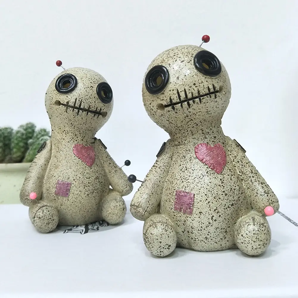 Voodoo Doll Insense Burner Cone Censer Home Decorative Candle Holder Resin DIY Crafts Gift Desktop Air Fresheners Decoration Toy