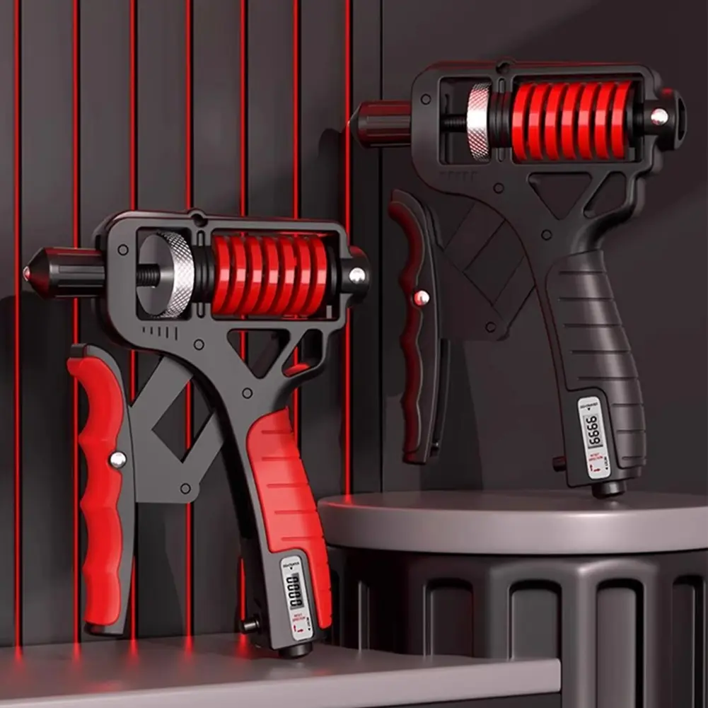 Hand Grip Strengthener Finger Expander 5-165Kg Adjustable Arm Wrist Forearm Trainer with Counter Anti Slip for Gym Fitness