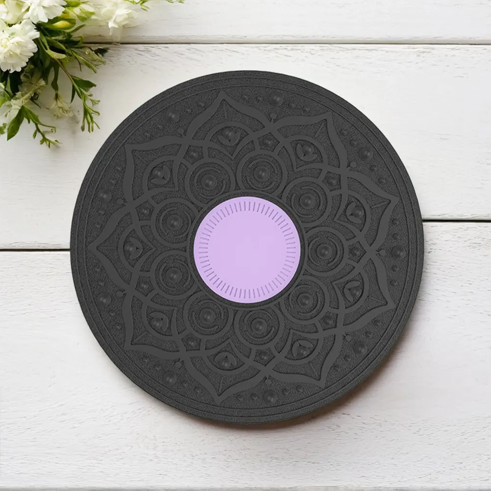 Wobble Balance Board Yoga Swing Balance Board Non-slip Balance Exerciser Portable Stability Board for Full Body Exercise