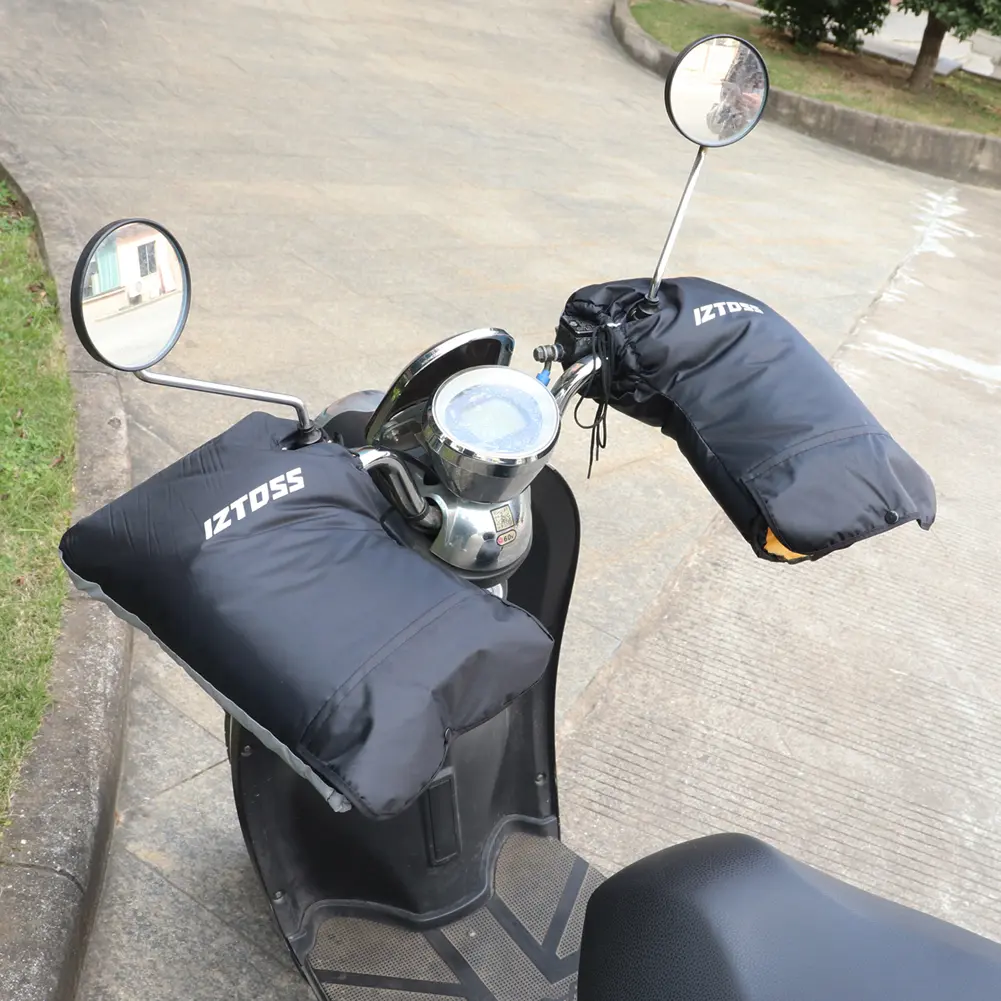 Motorcycle Scooter Warm Handlebar Muff Thick Thermal Cover Gloves Rainproof Winter Motorcycle Gloves Motorcycle Accessories