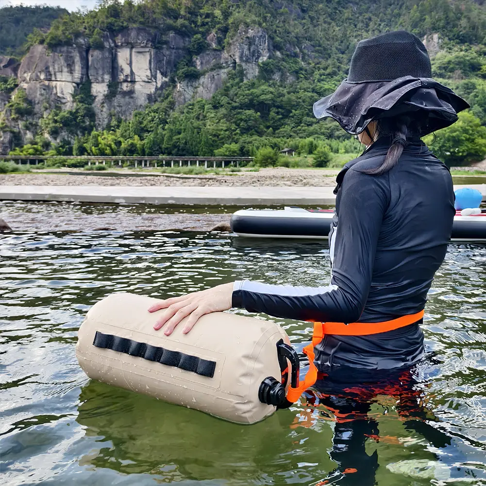 Swimming Buoy Multifunctional Swim Buoy Float with Belt Water Storage Bag Water Container Bag for Beach Pool Snorkeling
