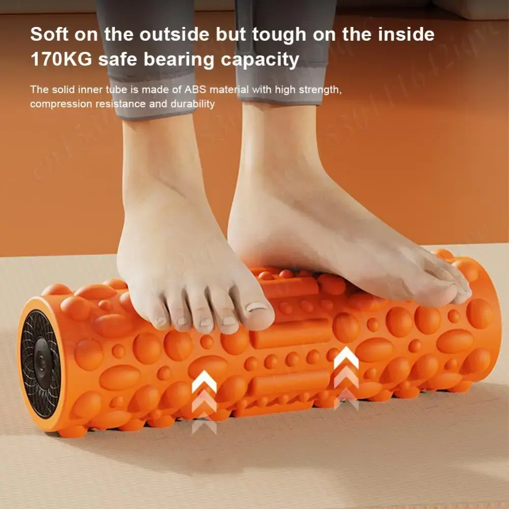 Foam Rollers Electric Vibrating Foam Roller Exercise Roller Rechargeable Muscle Roller 5 Modes Tissue Massager for Yoga Pilates