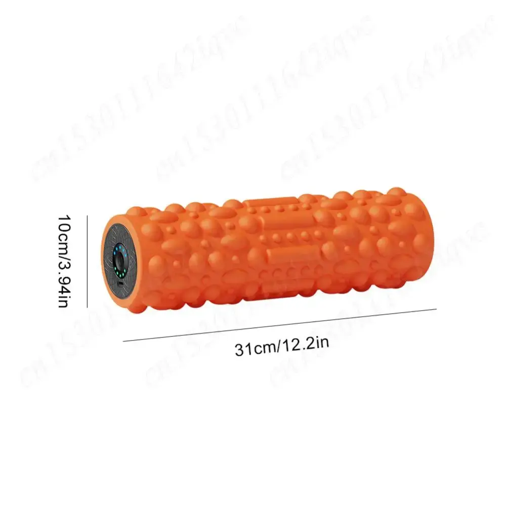 Foam Rollers Electric Vibrating Foam Roller Exercise Roller Rechargeable Muscle Roller 5 Modes Tissue Massager for Yoga Pilates