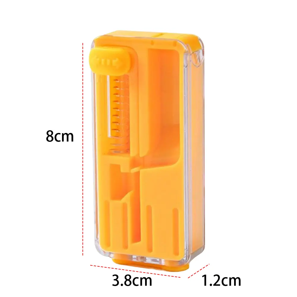 2Pcs Cigarette Bursting Beads Pusher Box Portable Bursting Beads Pusher Machine Cigarette Filter Capsule Box for Mens Gift