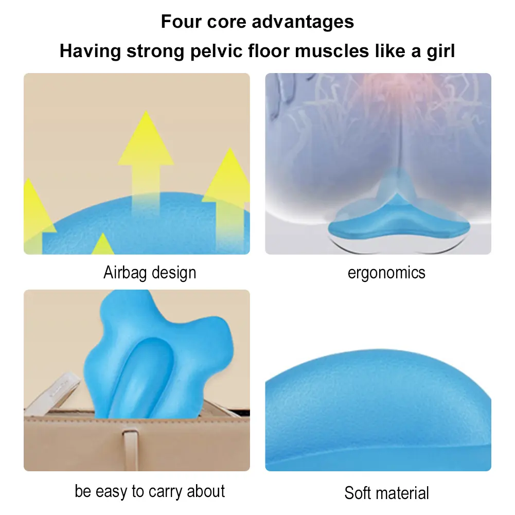 Pelvic Floor Strengthening Device Ergonomic Pelvic Floor Muscle Exerciser Pelvic Floor Muscle Training Device for Women and Men