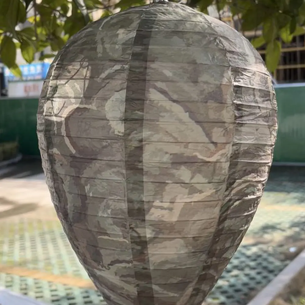 New Wasp Nest Decoy Hornet Deterrents Waterproof Non-Toxic Fake Wasp Nest Bee Decoy Beehive Lanterns Patio Garden Repellent Trap