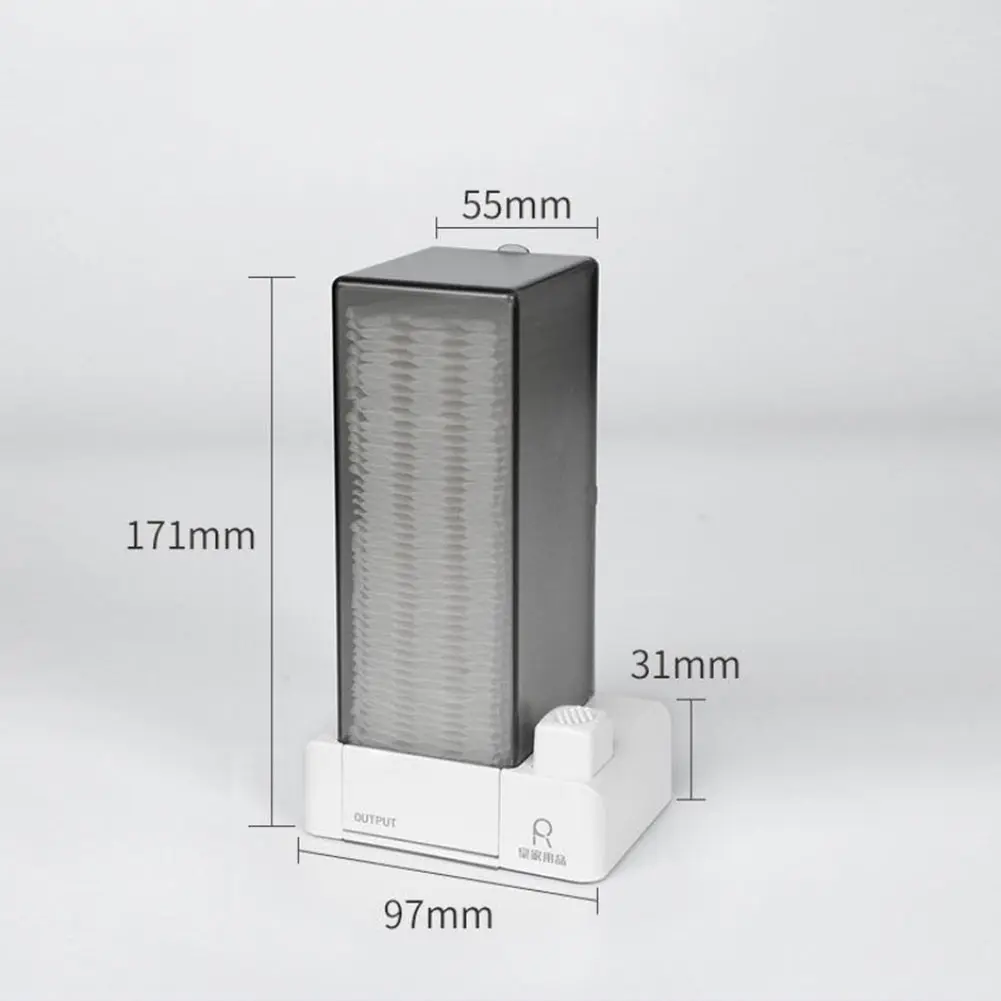 Automatic Cotton Pad Dispenser Press Type Cotton Pad Holder Cosmetic Makeup Cotton Pads Organizer for Vanity Storage & Organizer