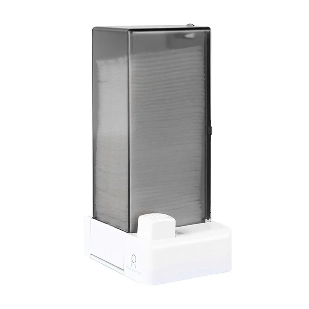 Automatic Cotton Pad Dispenser Press Type Cotton Pad Holder Cosmetic Makeup Cotton Pads Organizer for Vanity Storage & Organizer