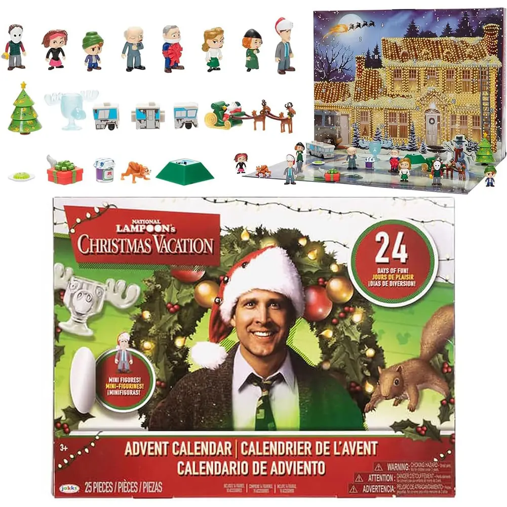 2024 Christmas Gnome Advent Calendar Classic Movie 24 Day Christmas Advent Calendar 24 Days of Fun Collectible Surprise Figures