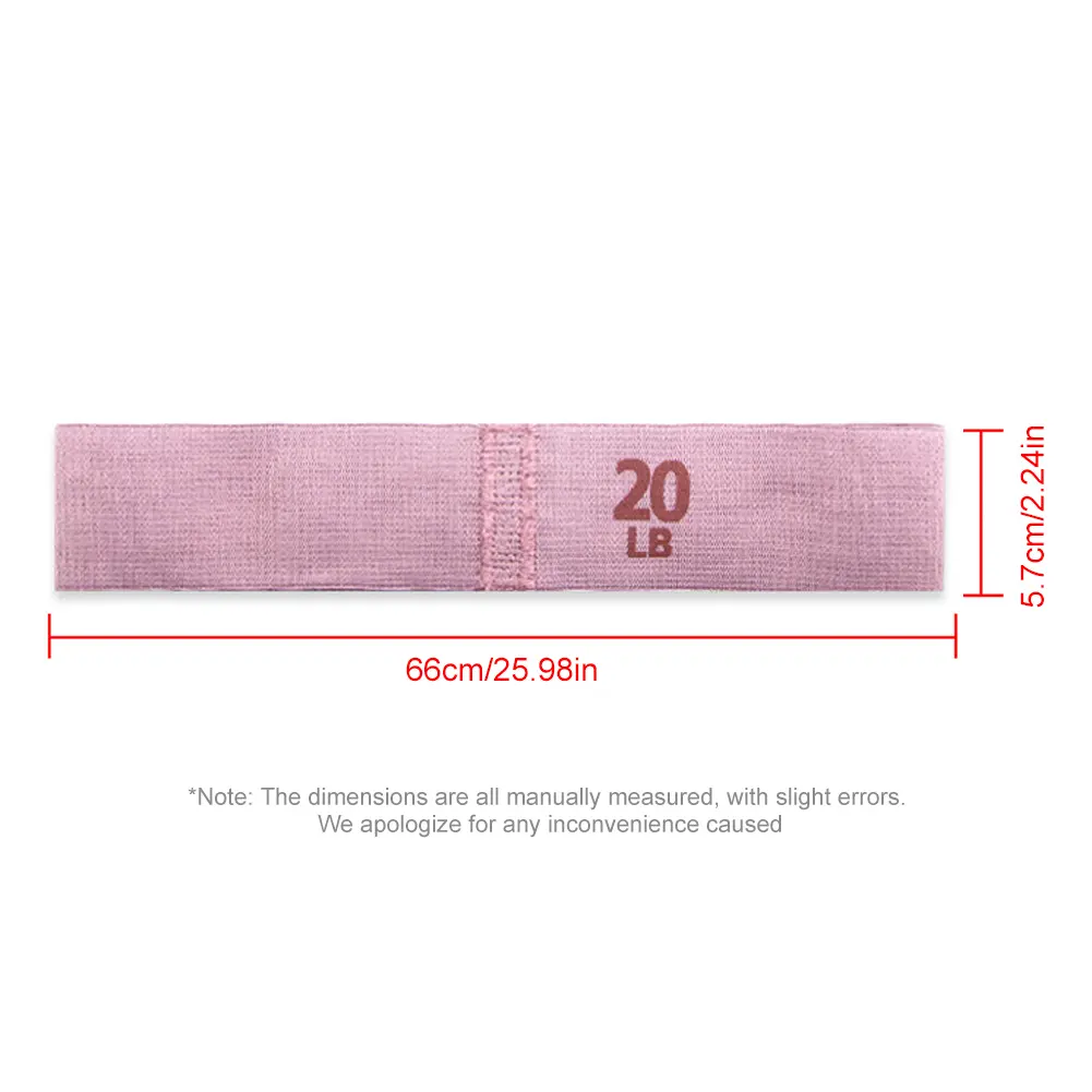 Hip Resistance Bands Anti-Slip Stretch Fitness Strips Portable Glute Thigh Elastic Bands for Home Workout