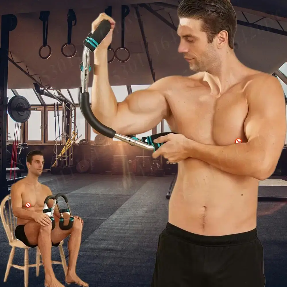 Adjustable Arm Trainer U-Shaped Twister Arm Exerciser Wrist Strength Trainer Arm Strength Device Home Exercise Workout Equipment