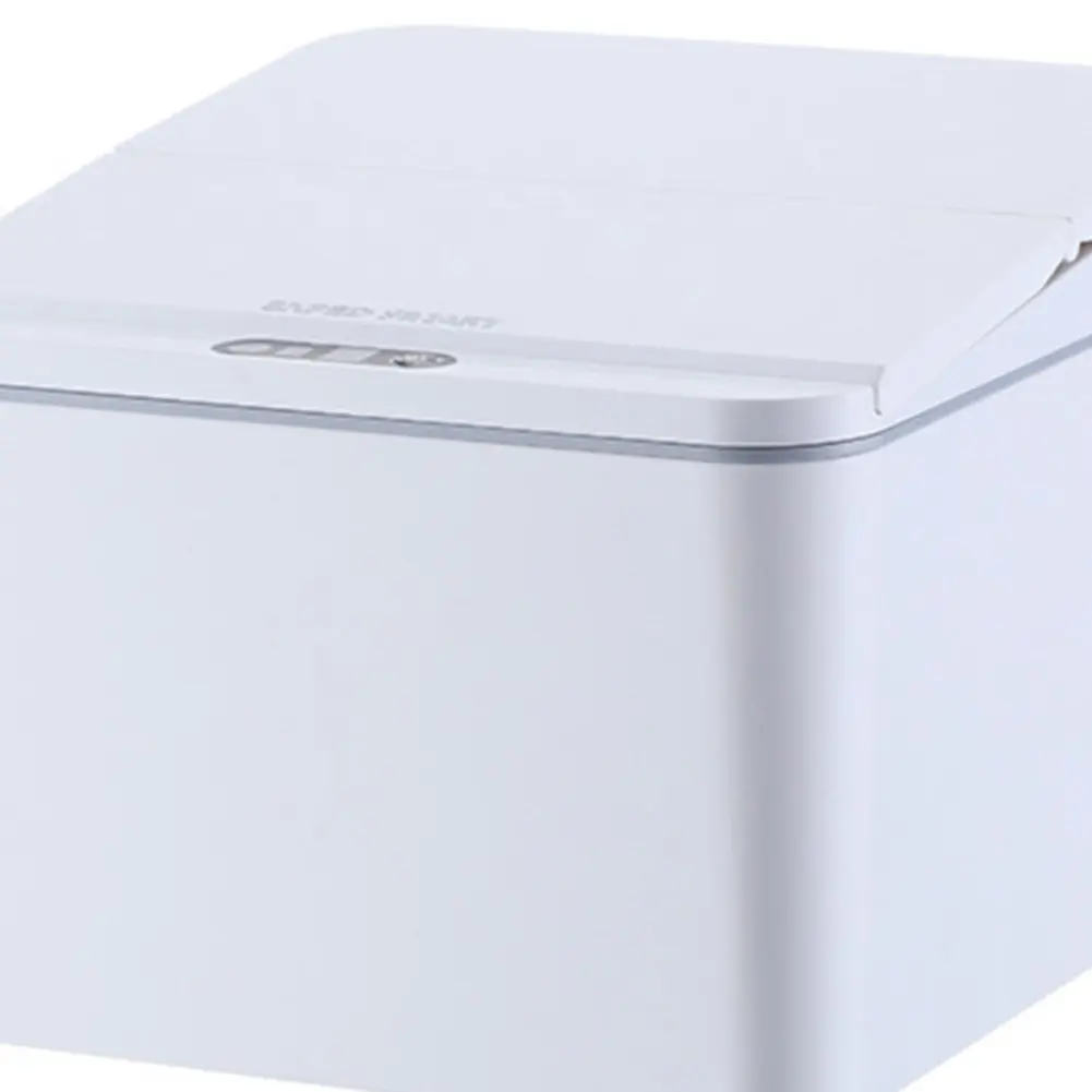 Electric Sensor Desktop Trash Can Portable Automatic Garbage Bin with Lid 4L Storage Bucket Battery/Rechargeable for Car Outdoor