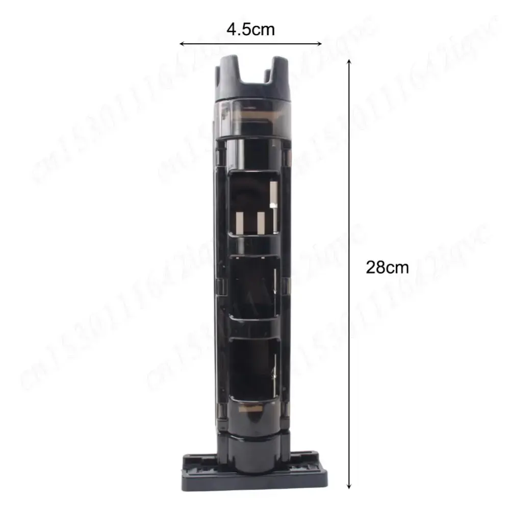 Portable Fishing Box Rod Barrel Holder Fishing Box Rod Stand Detachable Fishing Pole Tube Stand Adjustable Pole Accessories