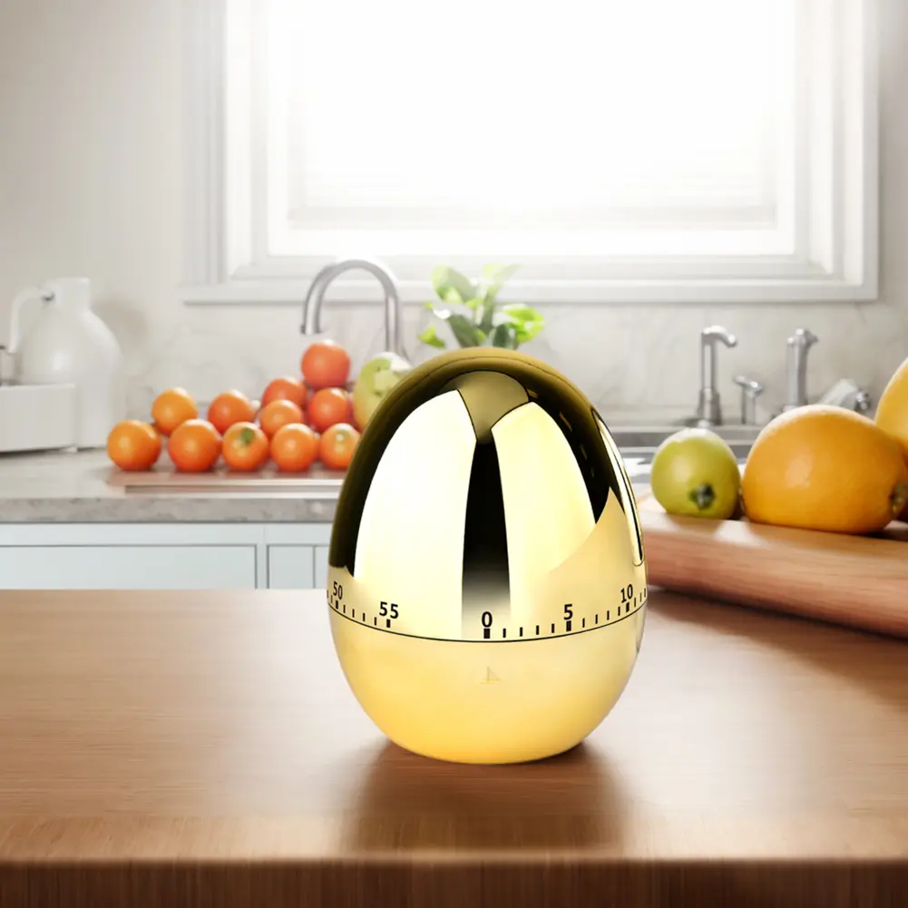 Egg Kitchen Timer Cooking Chronograph Electronic Countdown Timer Mechanical Rotating Timer for Cooking Learning