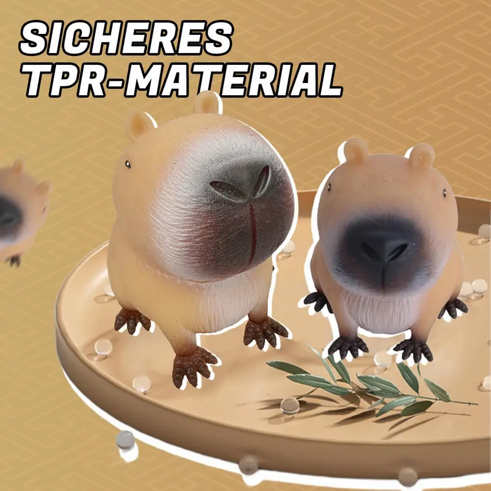 Cute Cartoon Capybara Mochi Pinching Toy Squishy Toy Fidget Antistress Toys Kawaii Pu Slow Rebound Squeeze Toys Hand Relax Gift