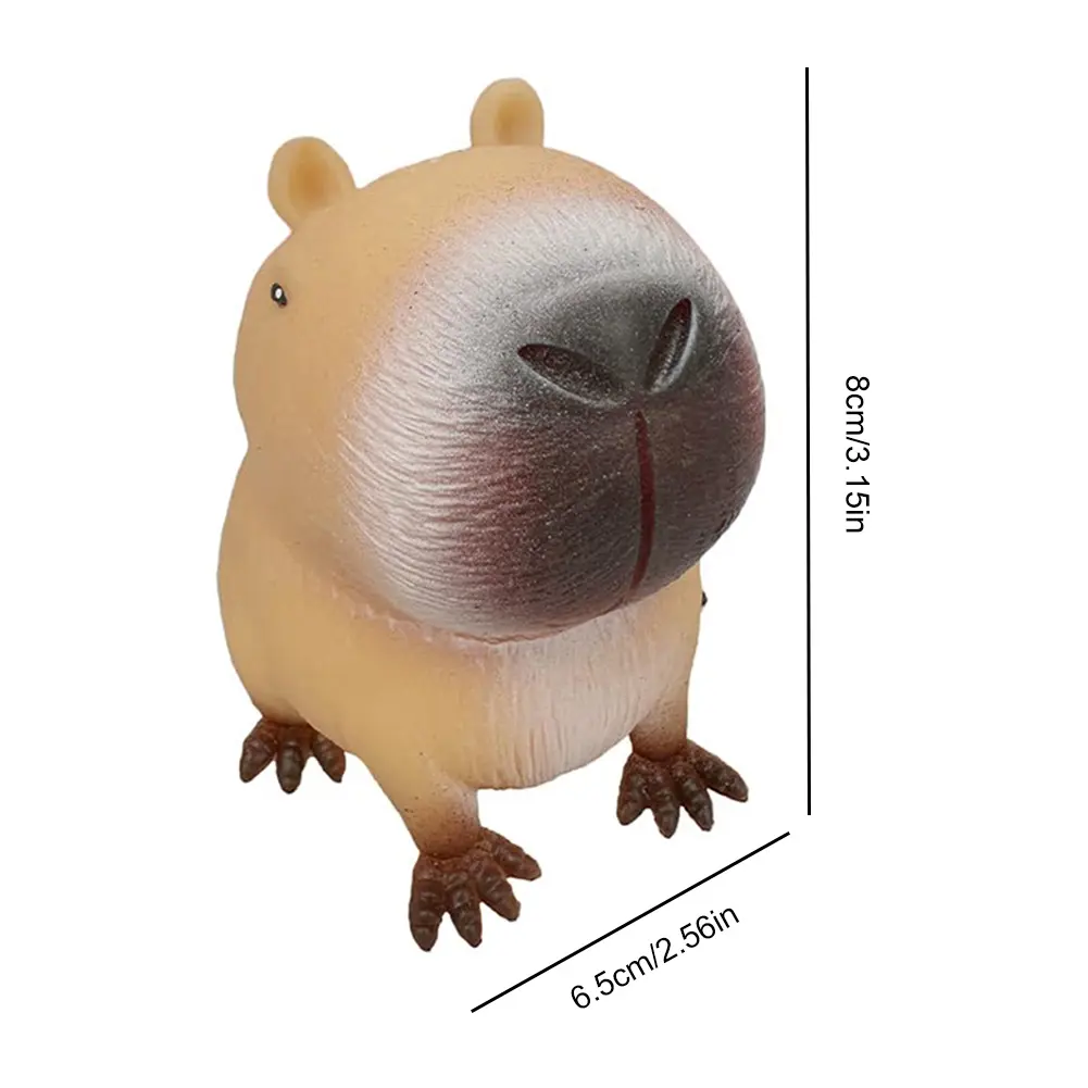 Cute Cartoon Capybara Mochi Pinching Toy Squishy Toy Fidget Antistress Toys Kawaii Pu Slow Rebound Squeeze Toys Hand Relax Gift